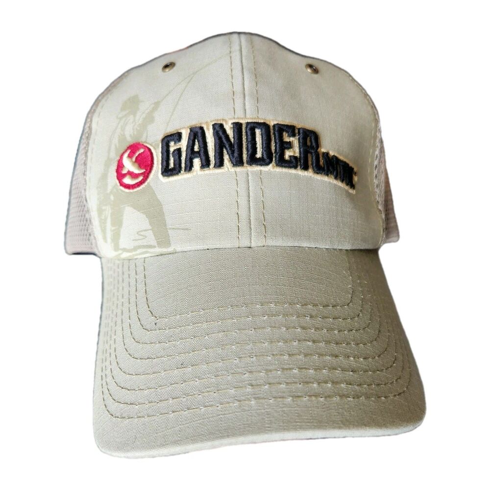 Gander Mountain‎ Mesh Hat Strapback Embroidered Fishing Outdoors Hiking Hunting